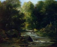 Courbet, Gustave - River Landscape